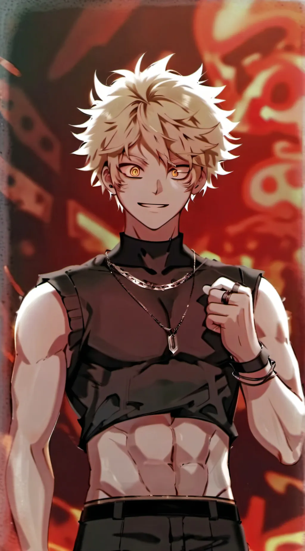 ai character: Todobakudeku  background