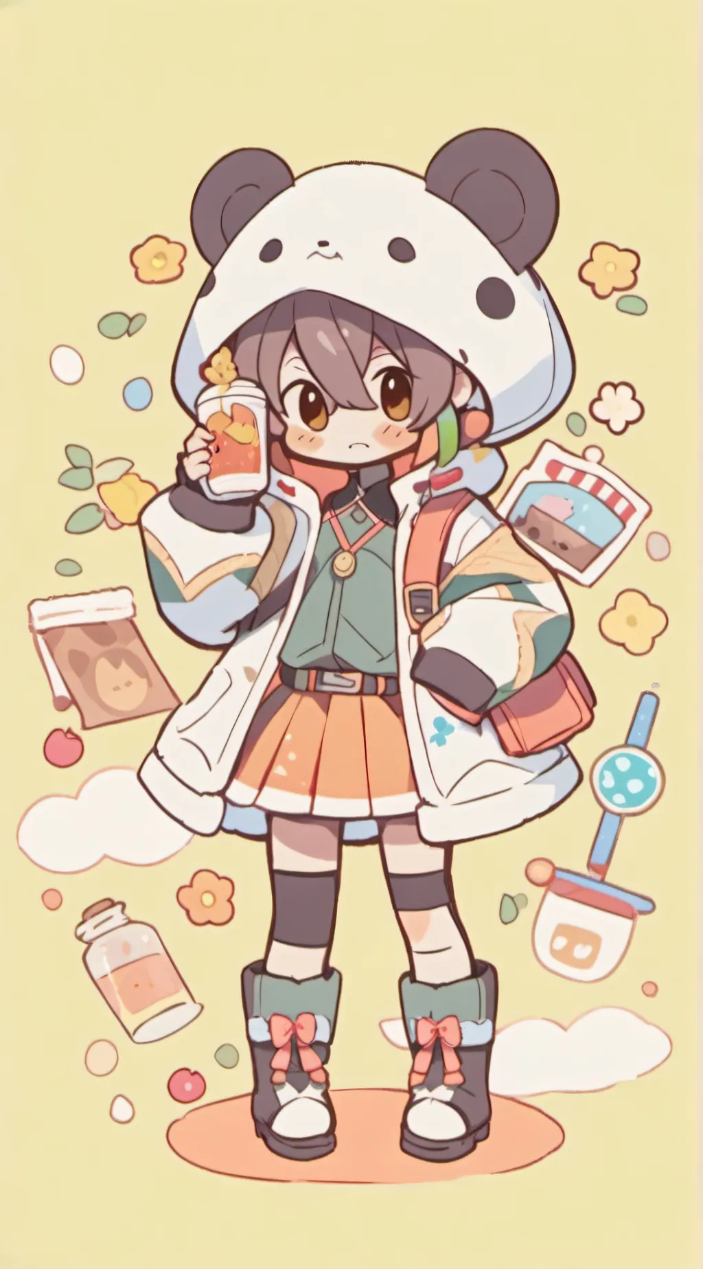 ai character: Kiki background