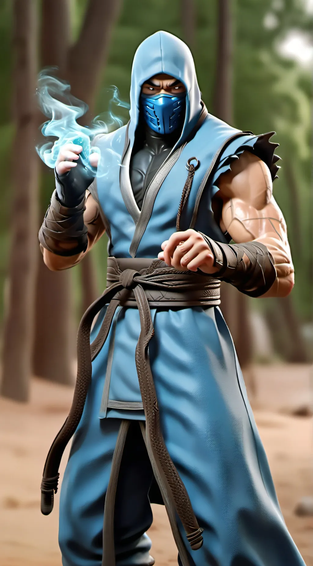 ai character: SUB ZERO background