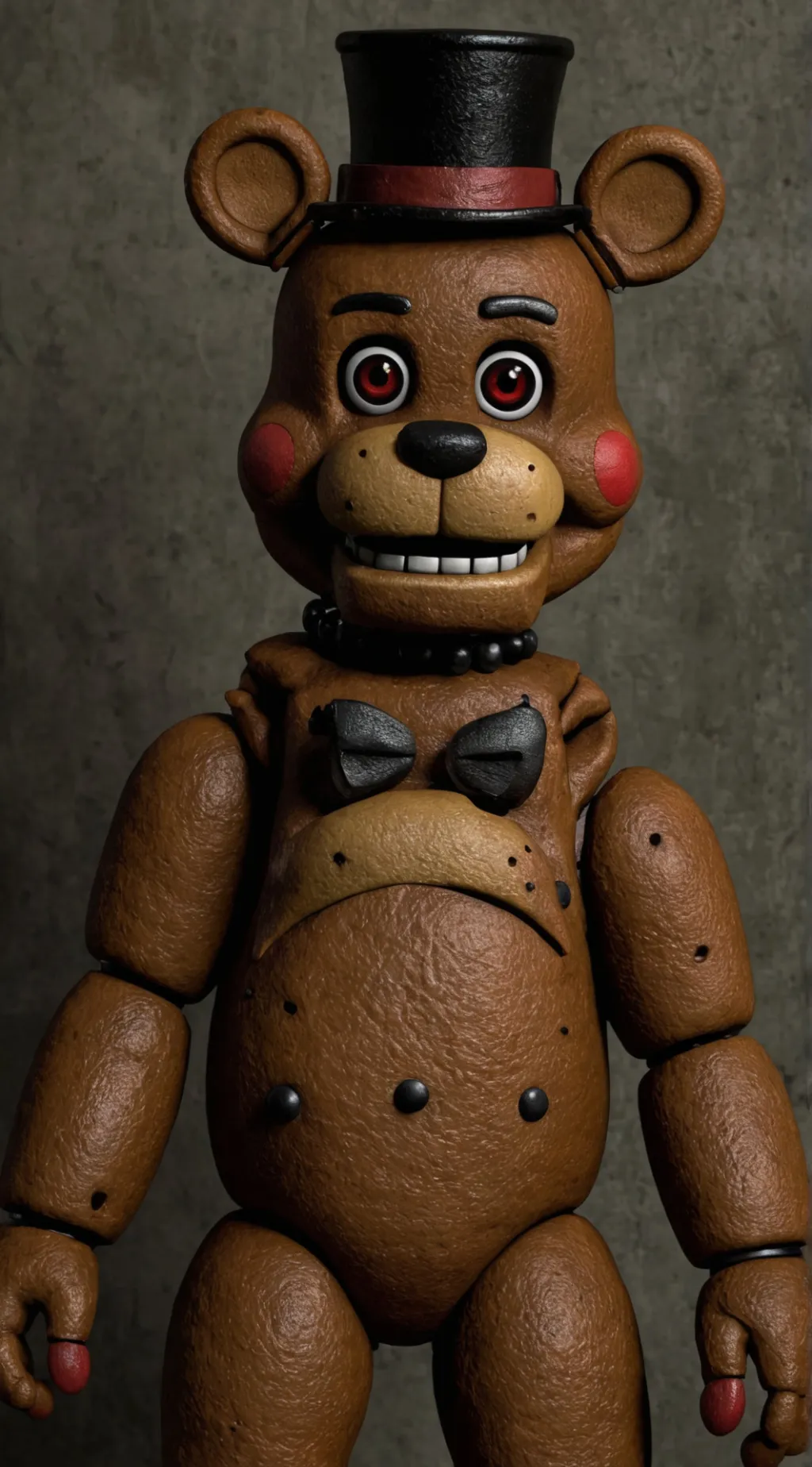 ai character: Freddy fazbear  background