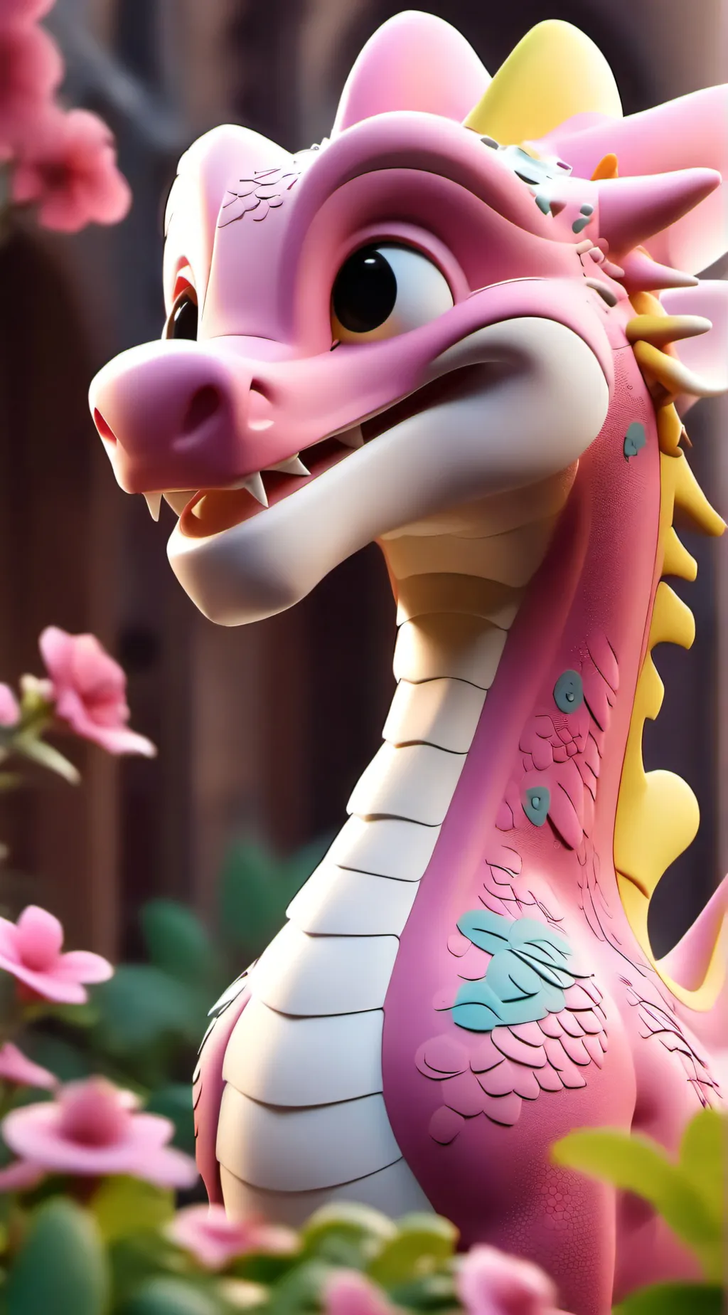 ai character: pinkie background