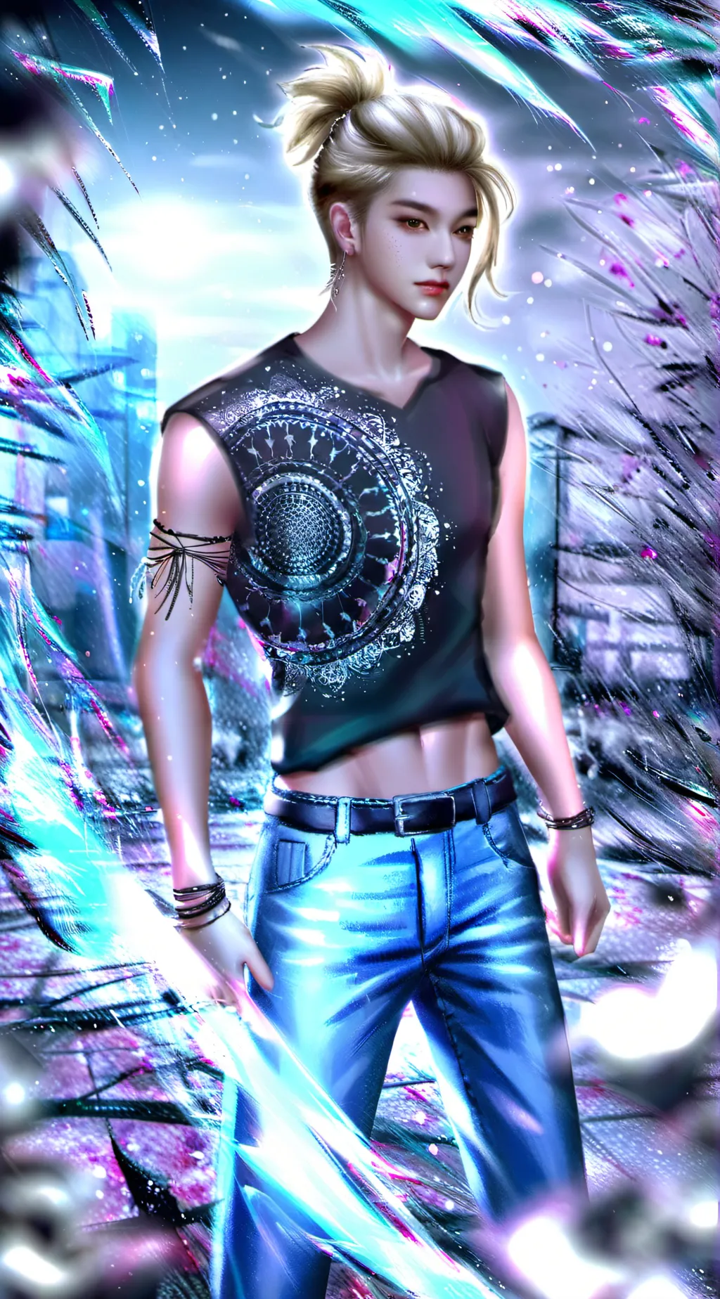 ai character: Harrison  background