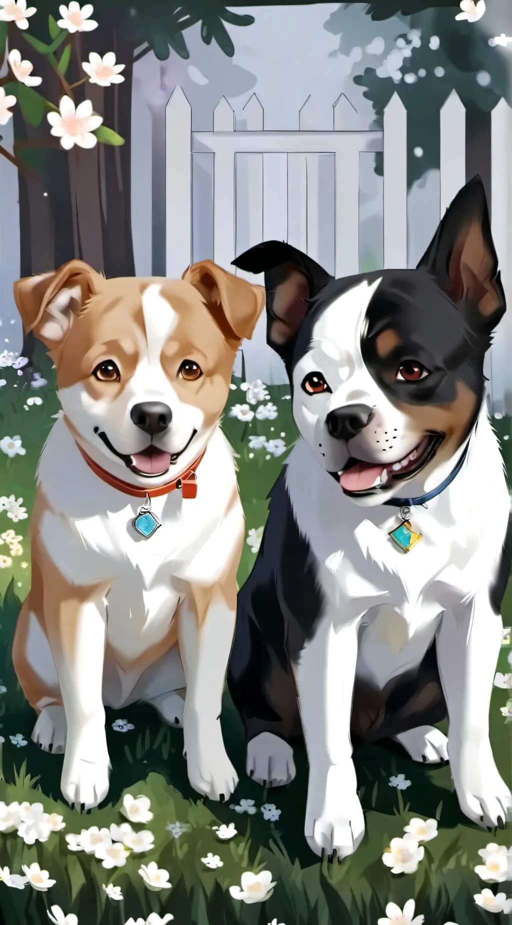 ai character: Shawn and Daisy background