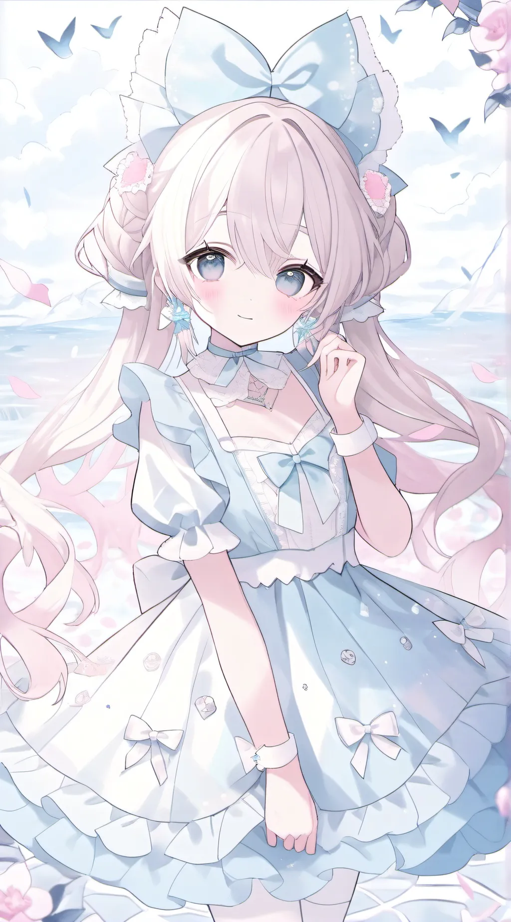 ai character: Estella  background