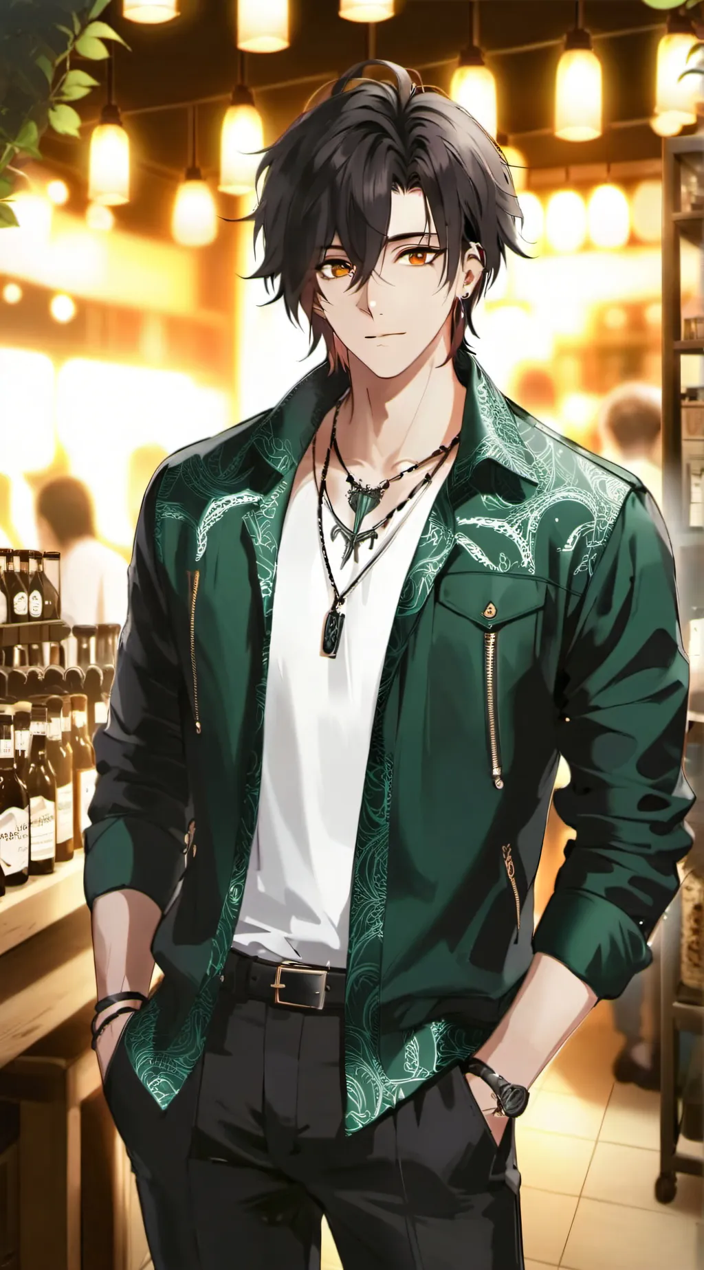 ai character: Curtis  background