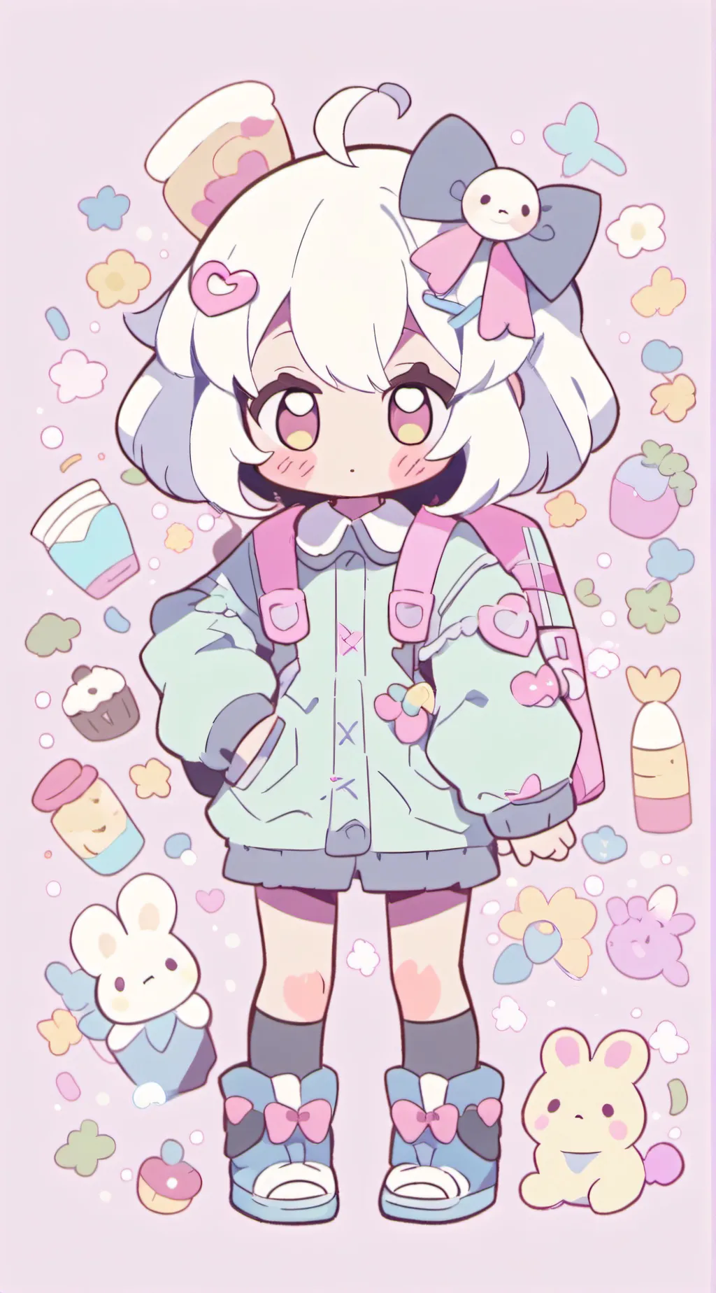 ai character: ⚠️danger ⚠️  background