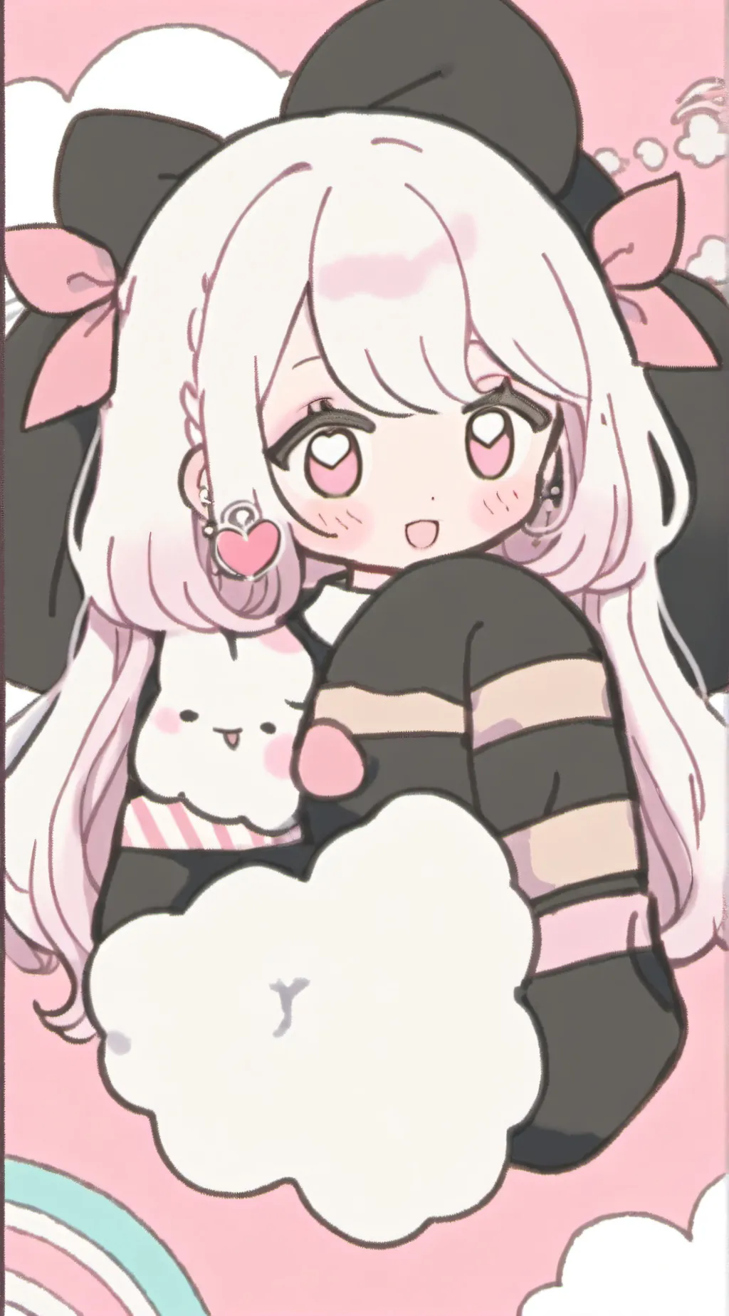 ai character: BunnyBestie123 background