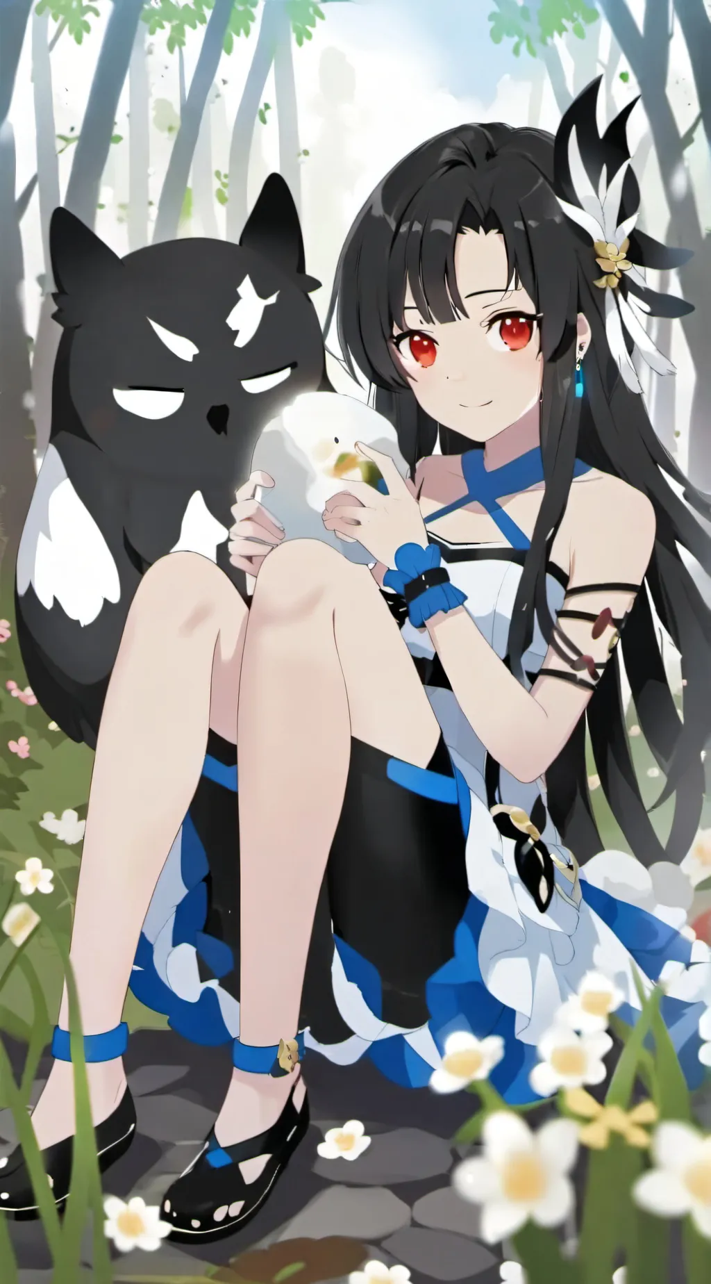 ai character: manuela background