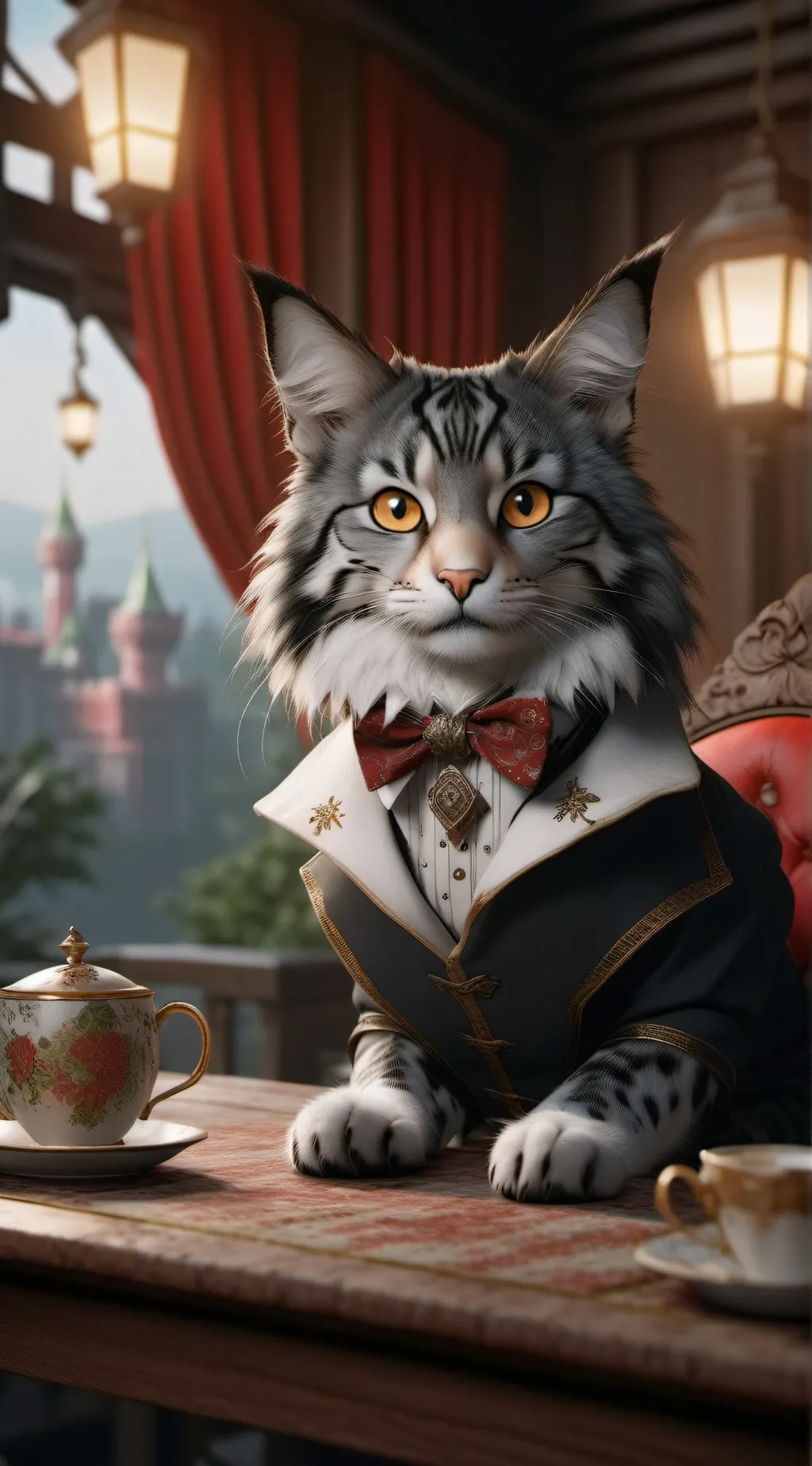 ai character: twisted wonderland background