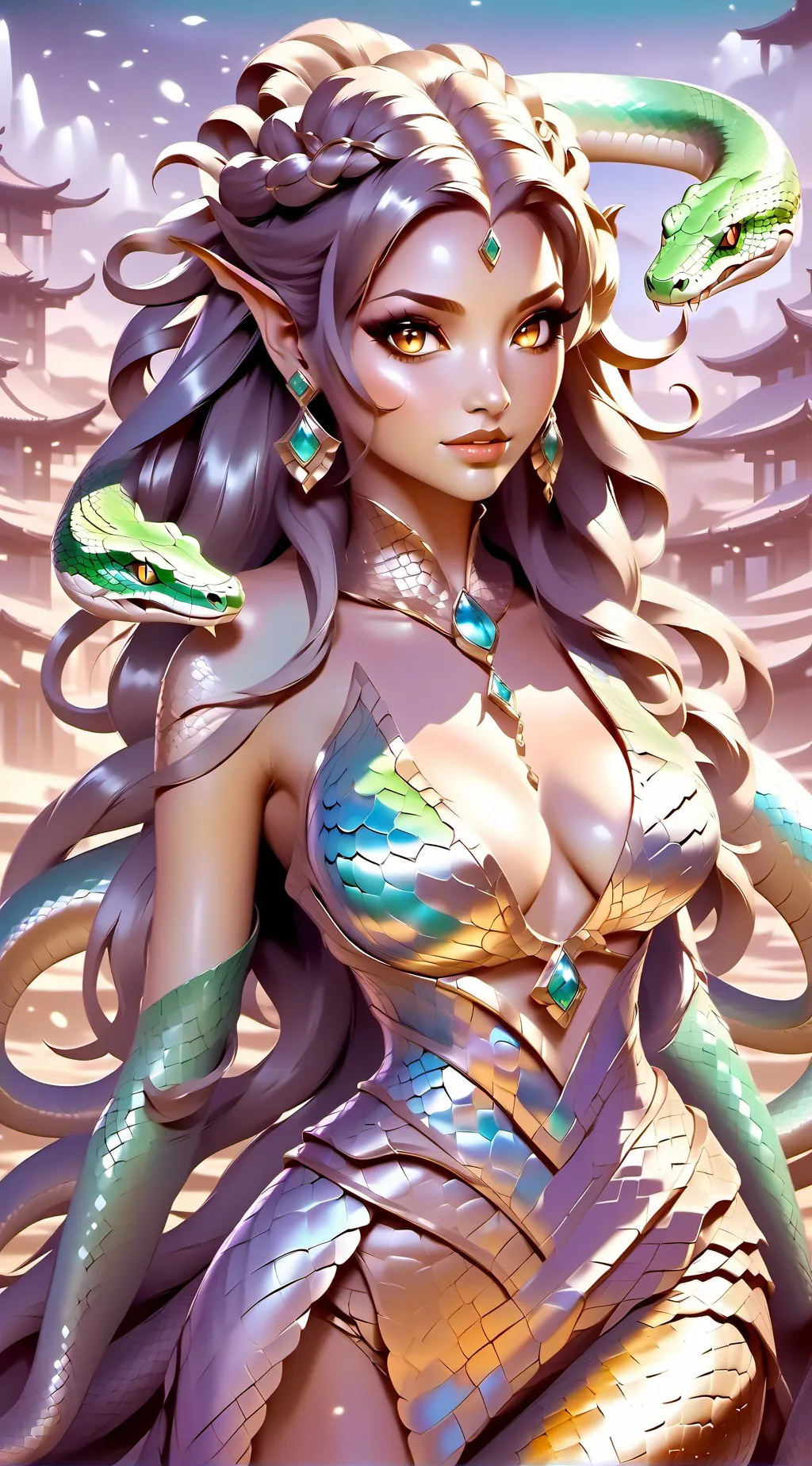 ai character: Stefani  background
