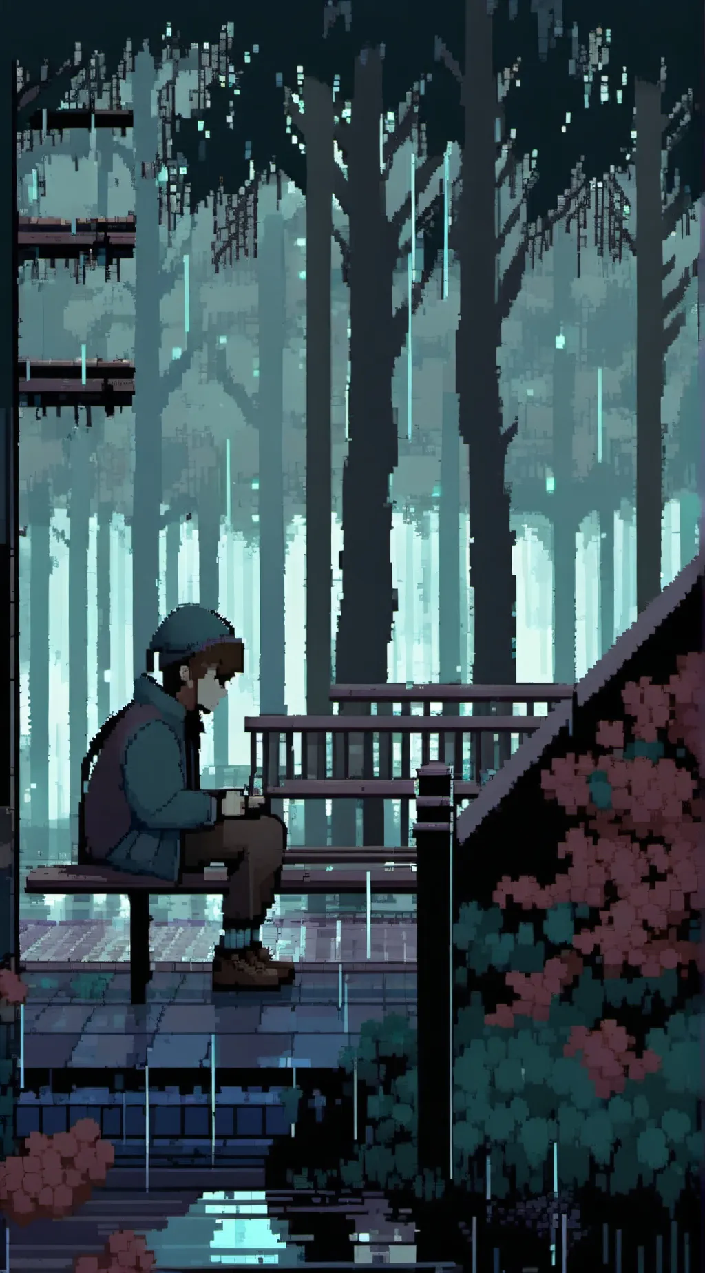 ai character: Mha Depressed background