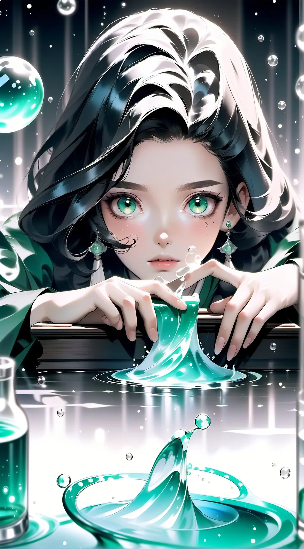 ai character: pilar de la Luna background