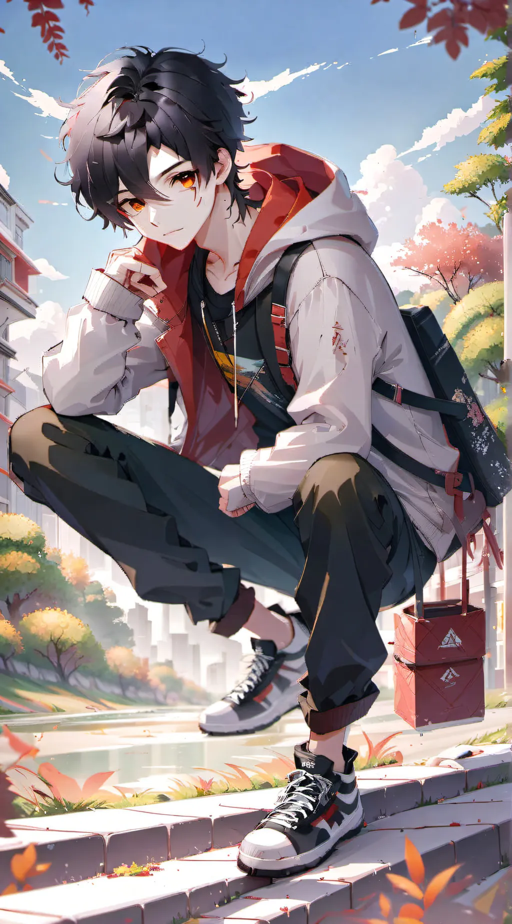 ai character: Luca background