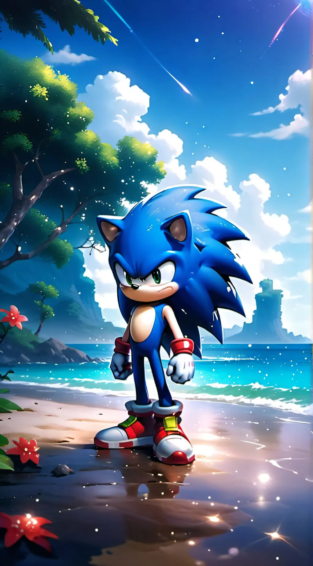 ai character: sonic crew  background