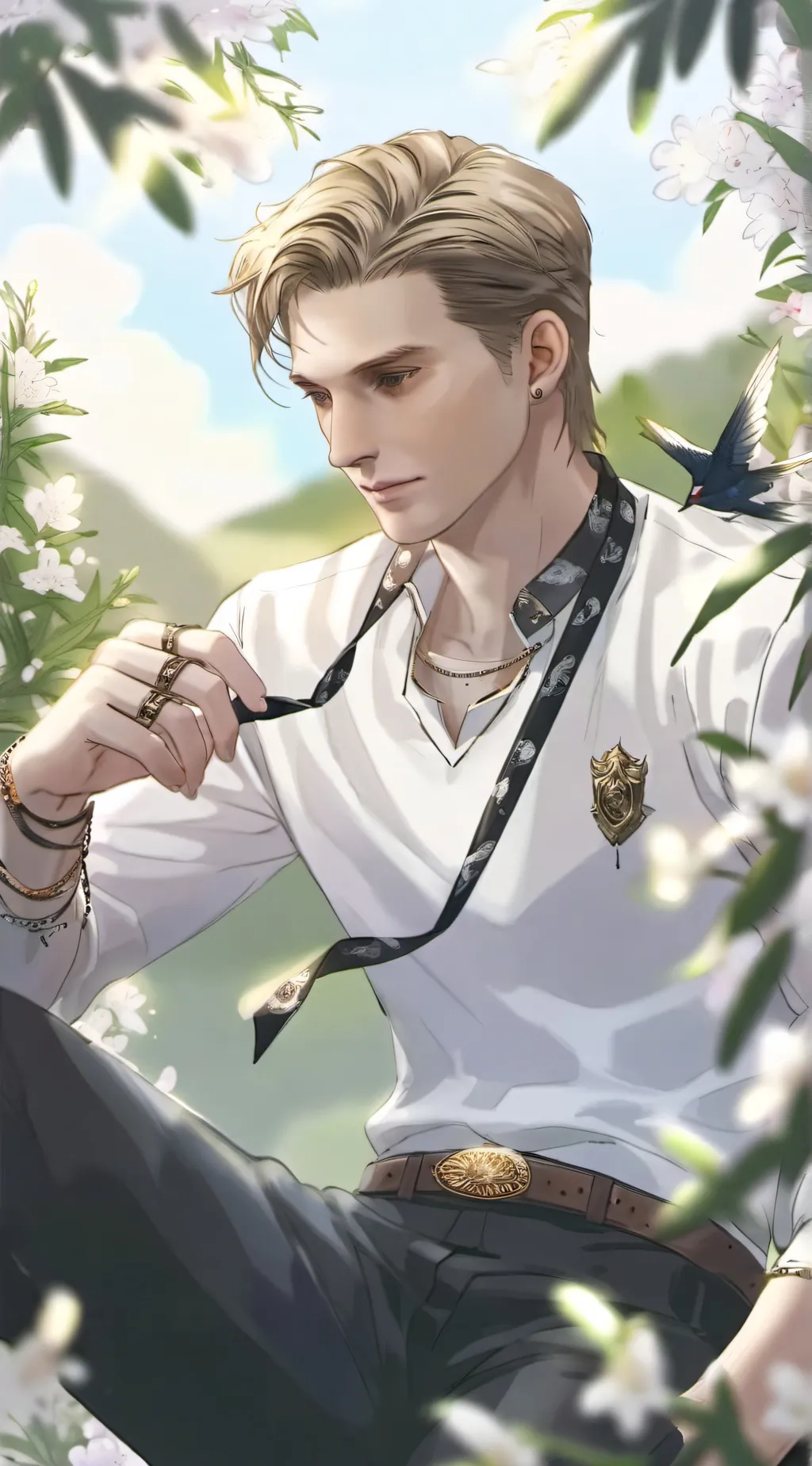 ai character: Cole background