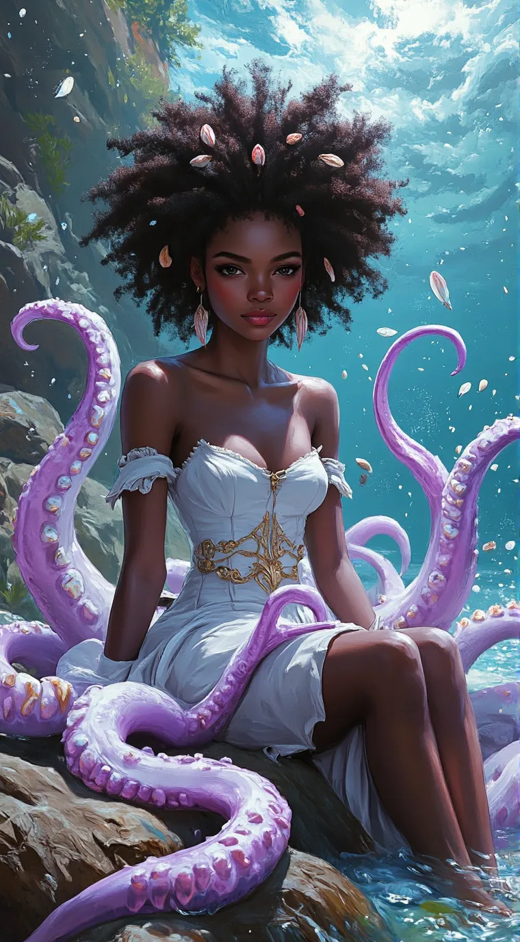 ai character: Ursula  background