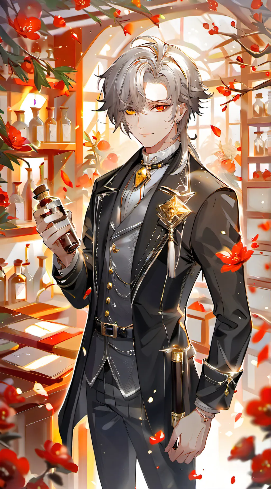 ai character: the apothecary  background