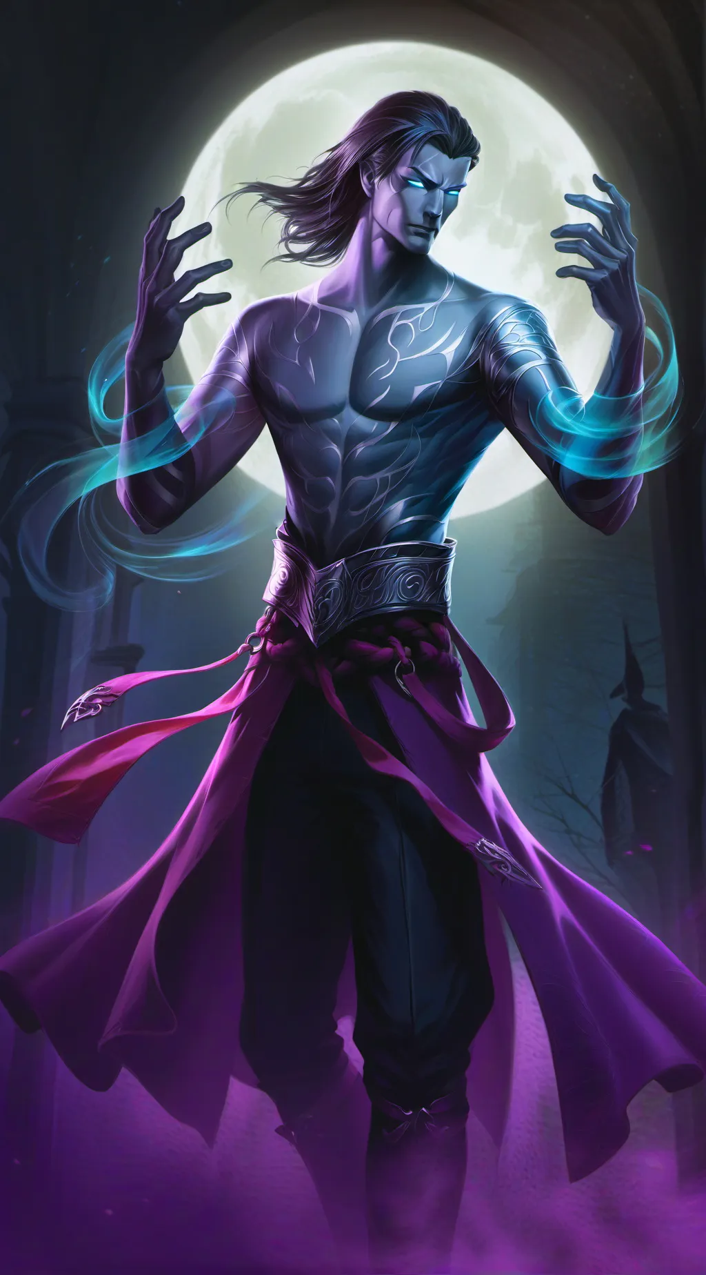 ai character: Nuxe Balemoon background