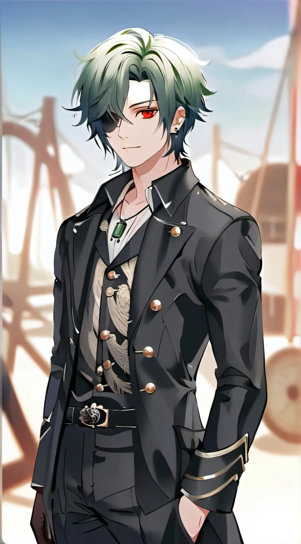 ai character: Giovanni Baboon background