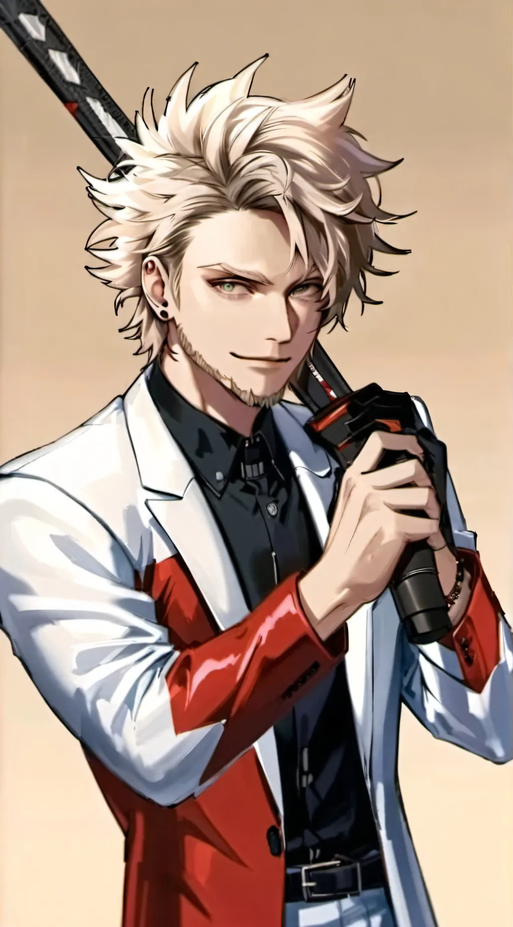 ai character: Mr Bakugo  background