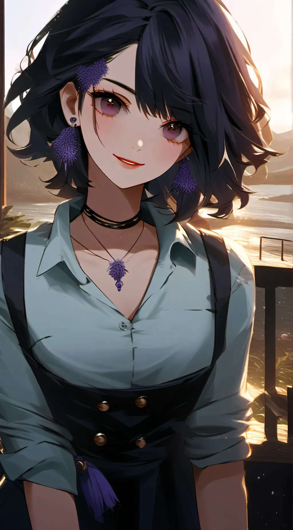 ai character: Luna background