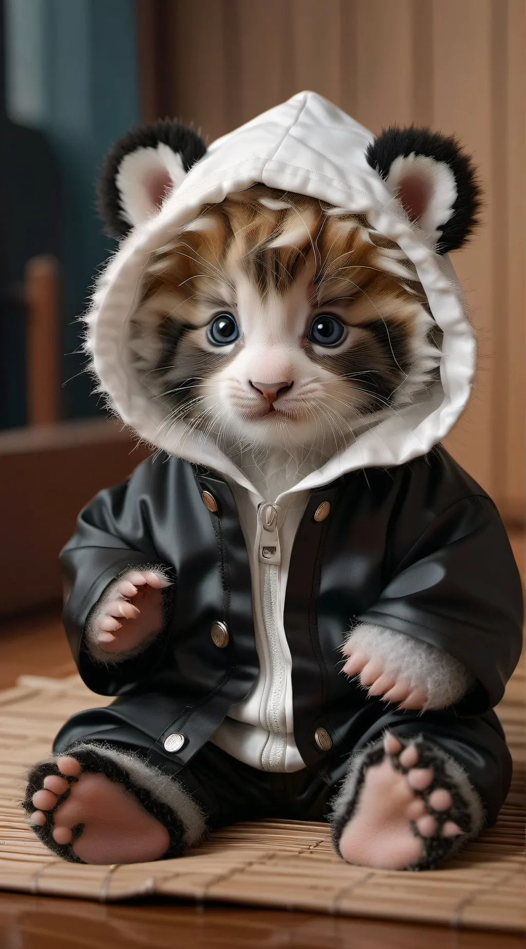 ai character: kitten background