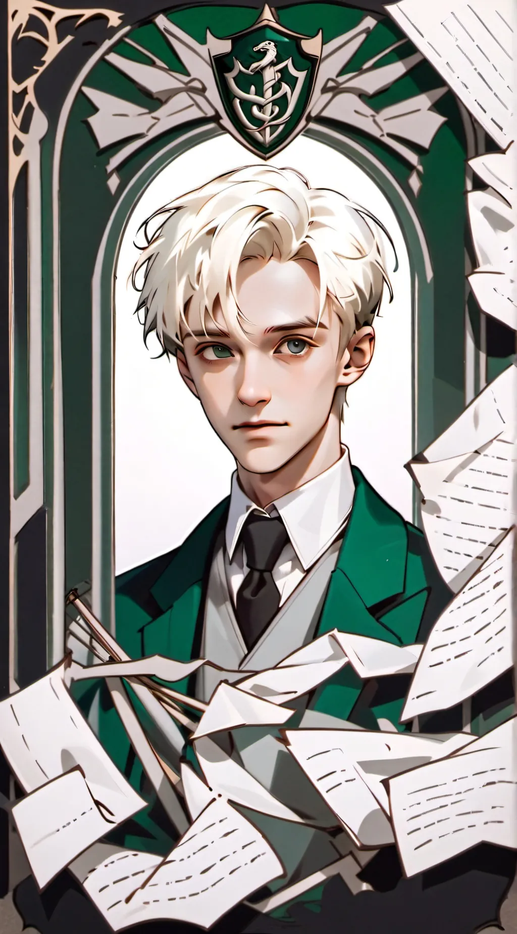 ai character: Draco(Drarriet) background