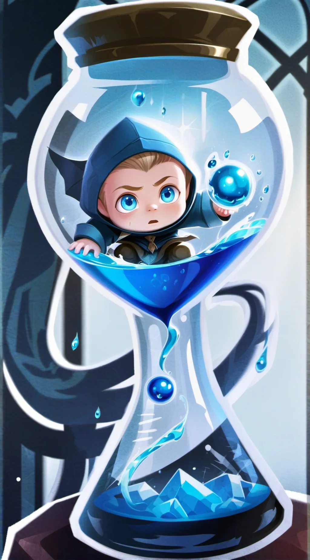 ai character: Baby potion! background