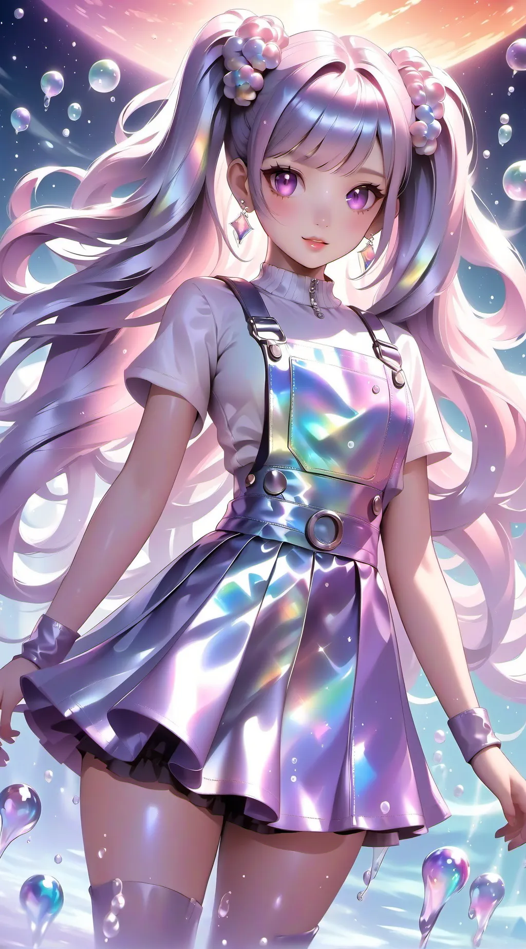 ai character: Overalls outfit 4 background