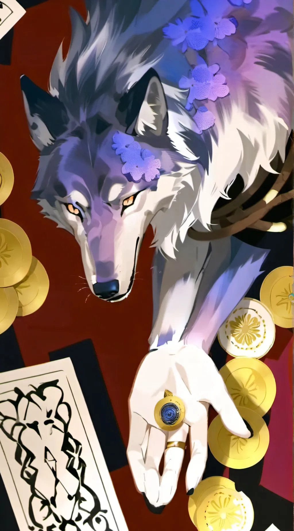 ai character: Nala. background