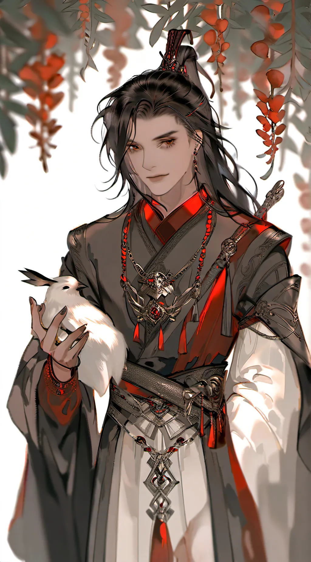 ai character: king Lucas  background