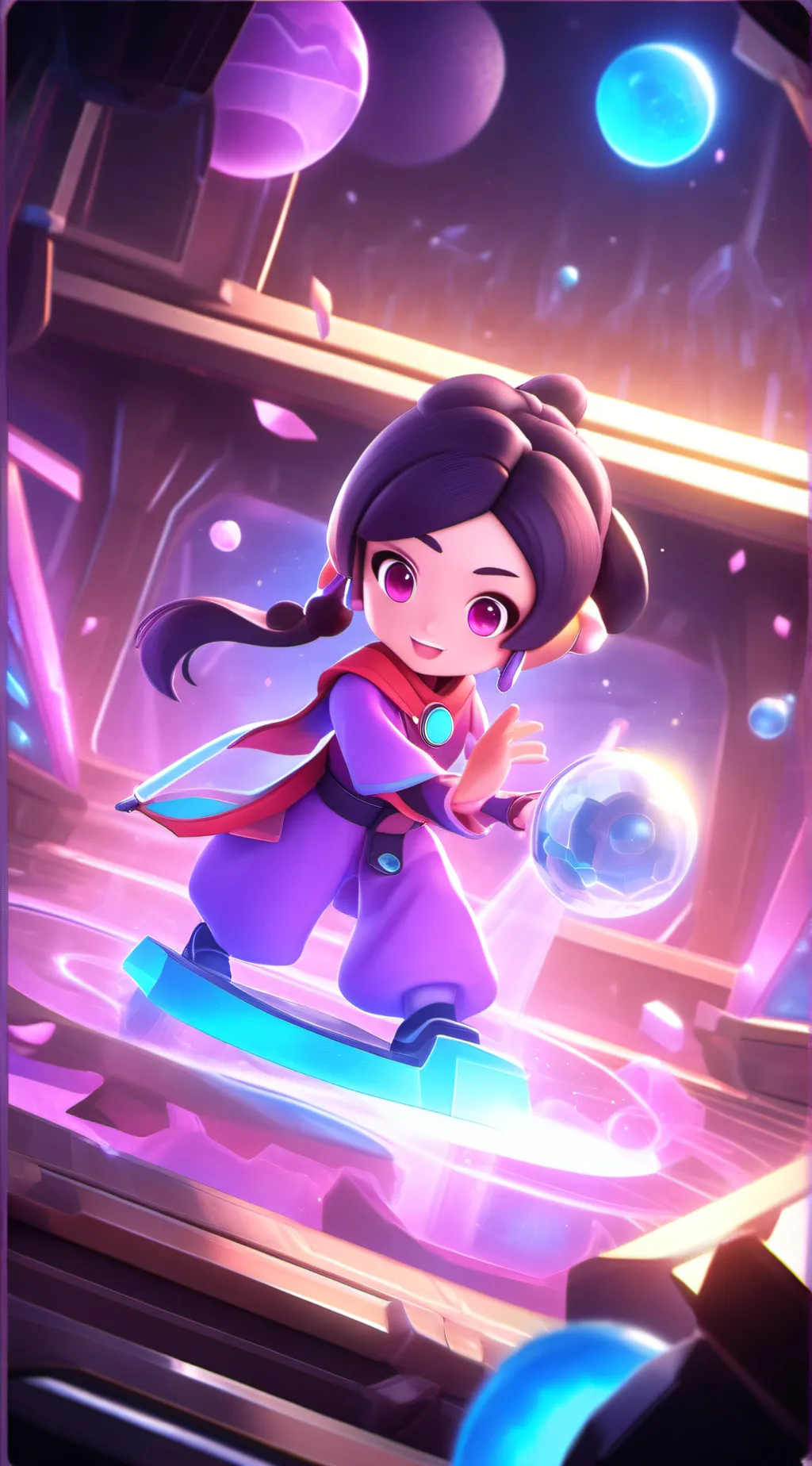 ai character: Pochi science background