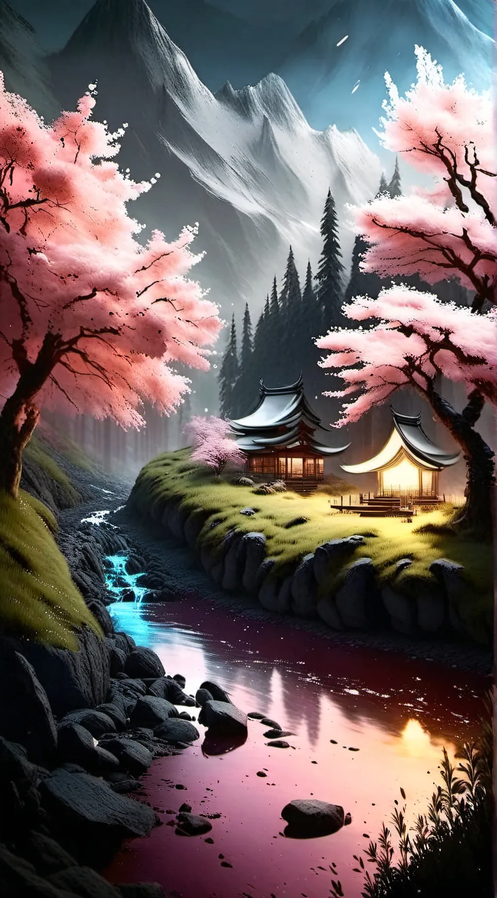 ai character: Forest background