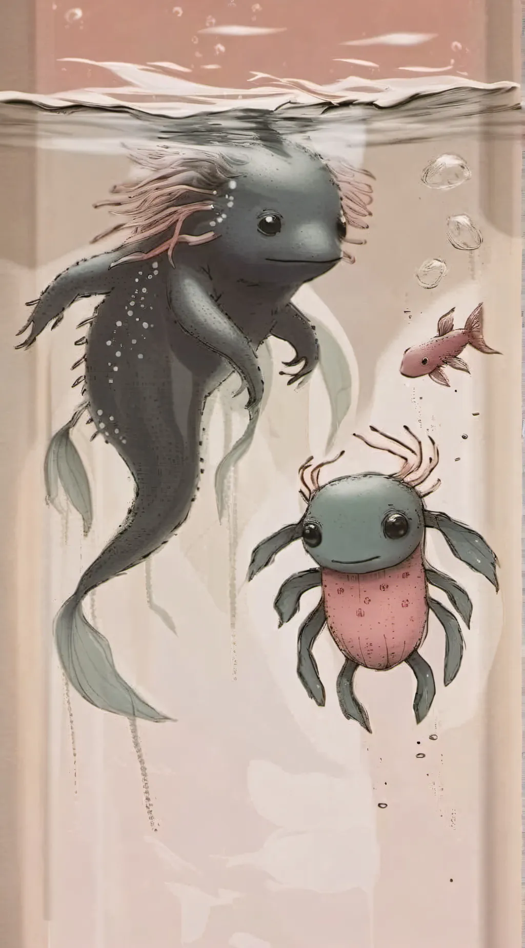 ai character: kinitoPet  background