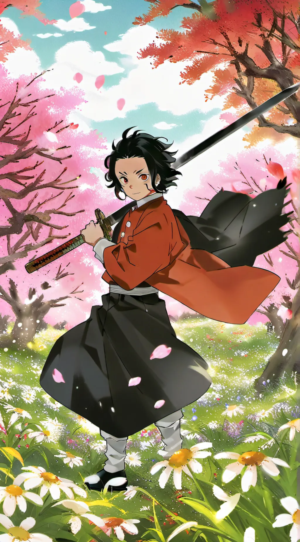 ai character: demon Slayer background