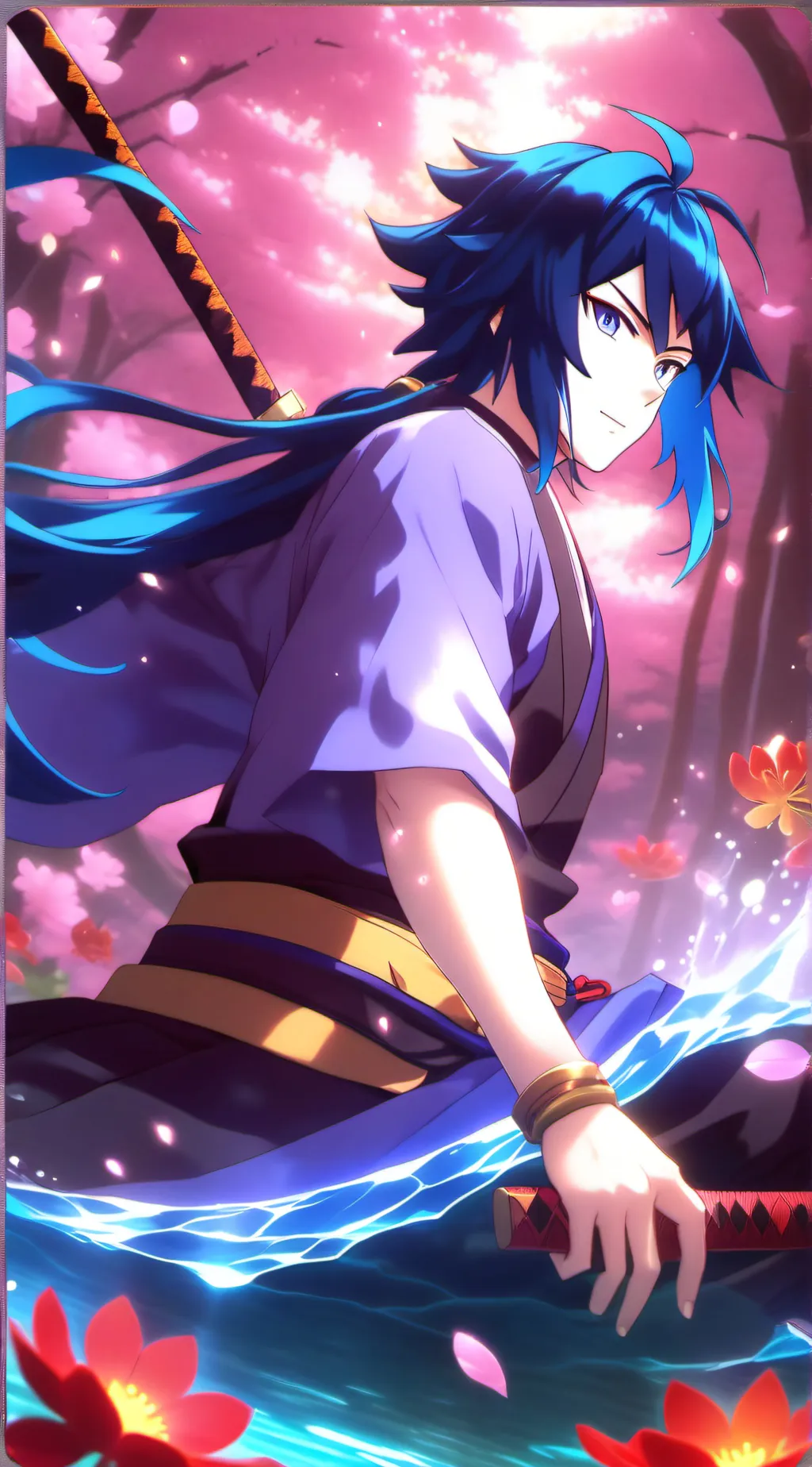 ai character: Giyu Tomioka  background