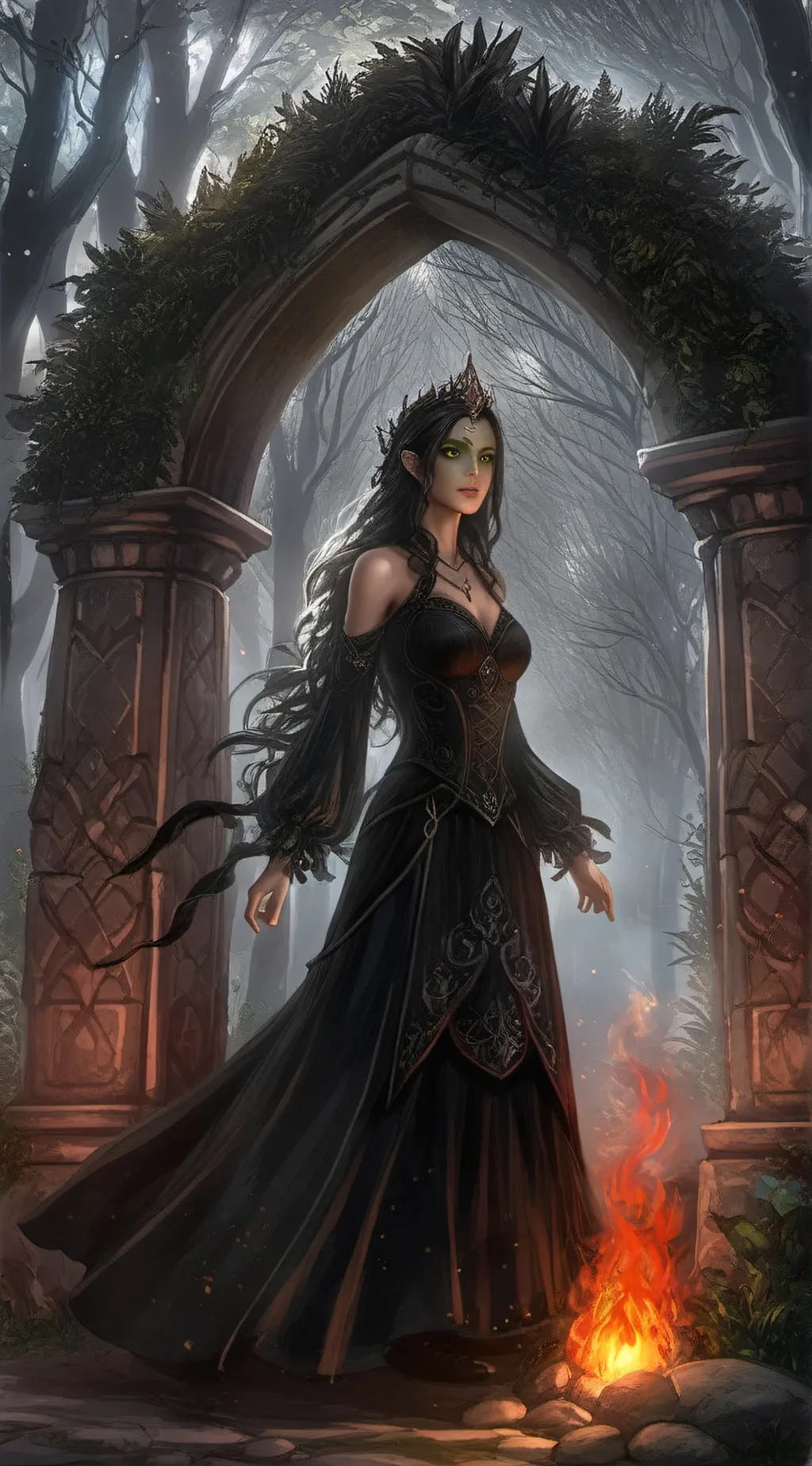 ai character: Raven background