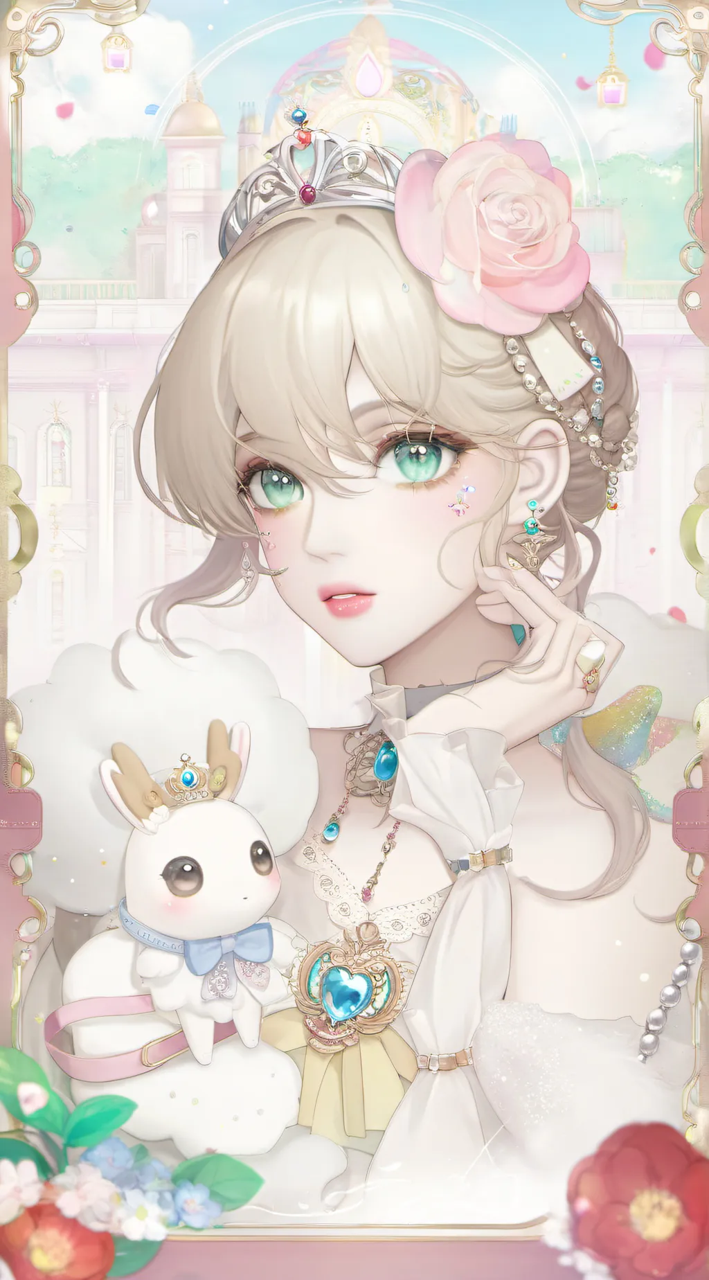 ai character: Royalty family  background
