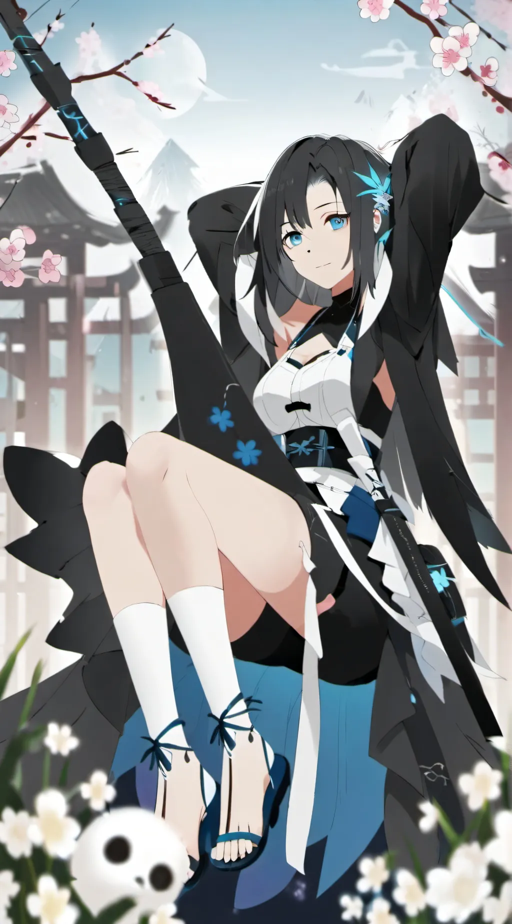 ai character: ash background