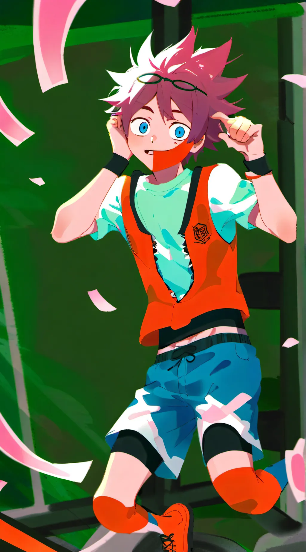 ai character: Bakugo background
