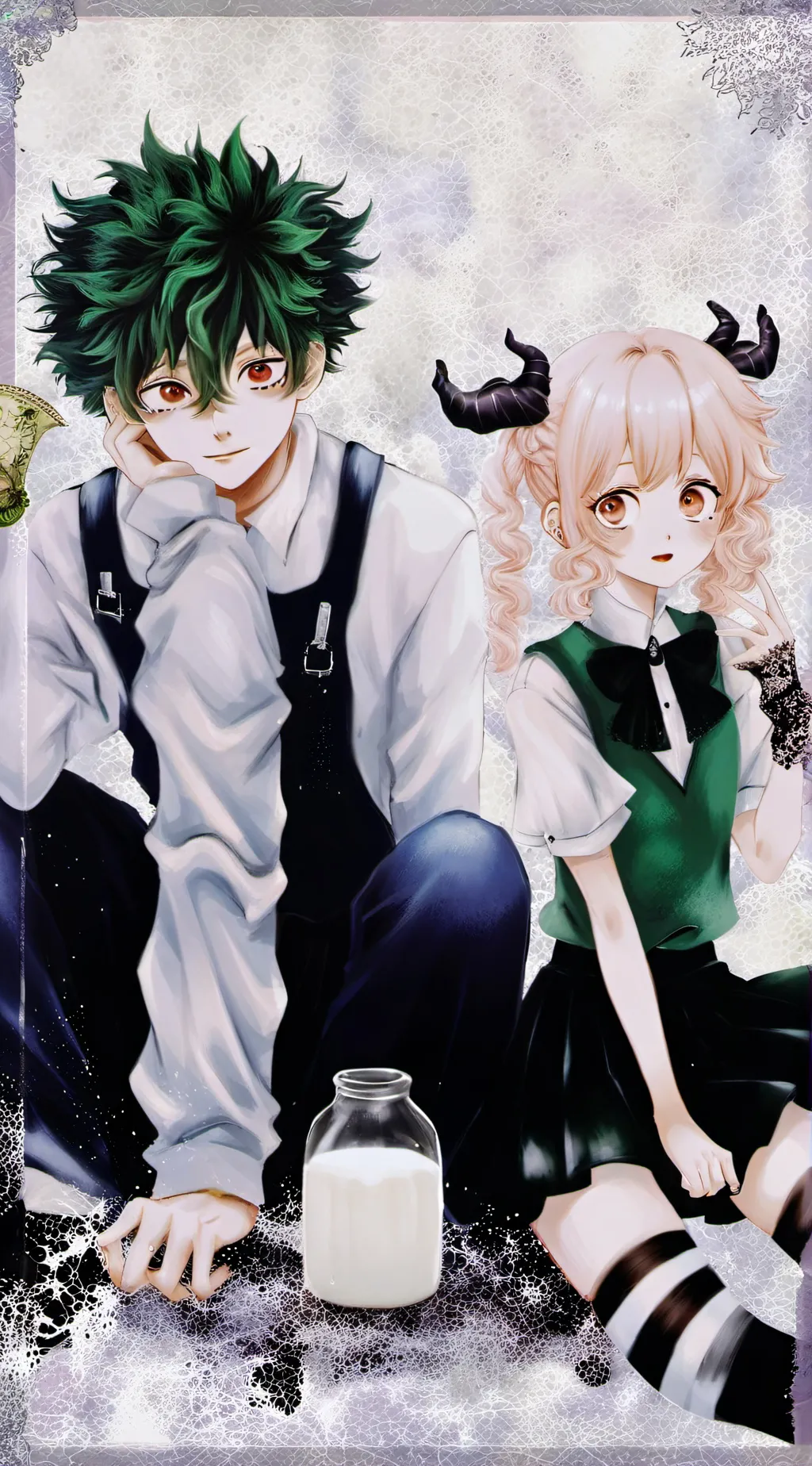 ai character: deku background