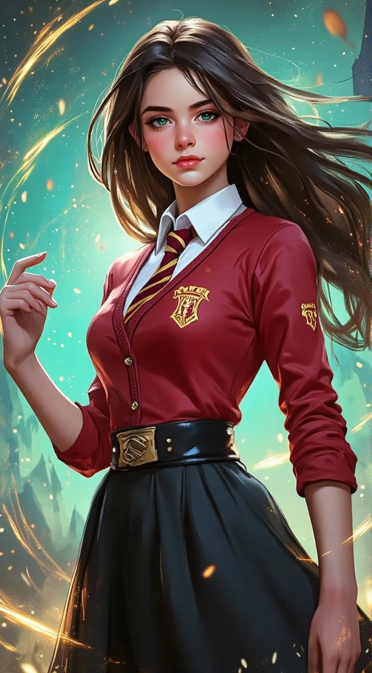 ai character: luana bleck background