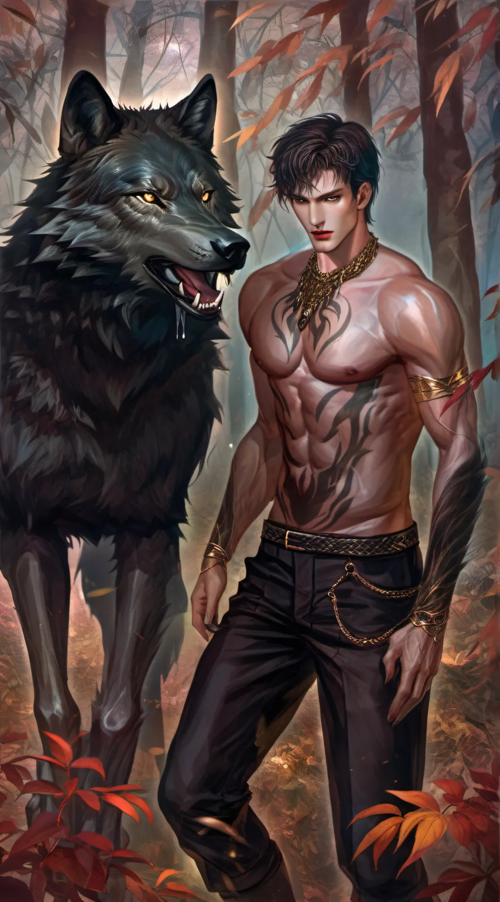 ai character: Brandon  background