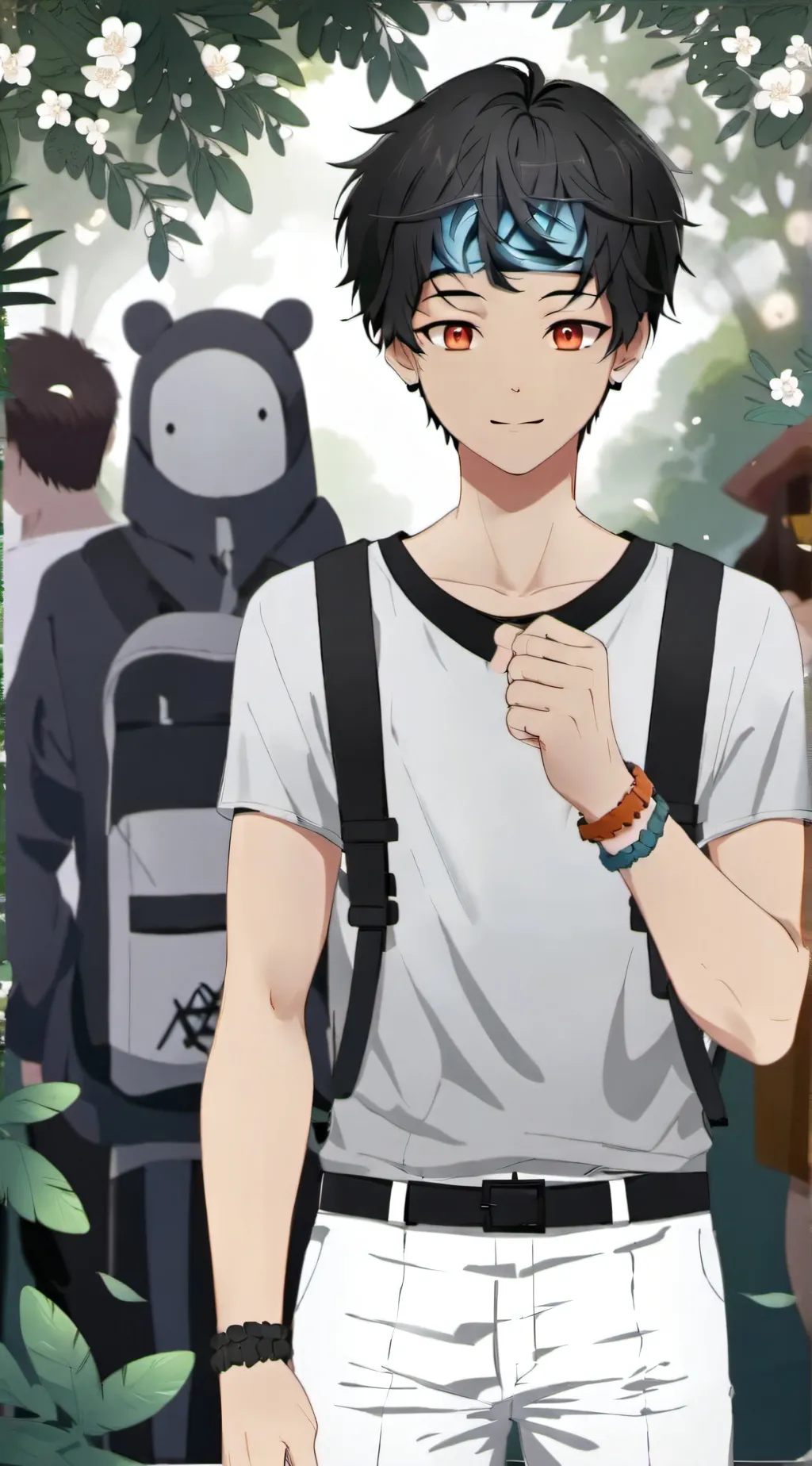 ai character: Zach background