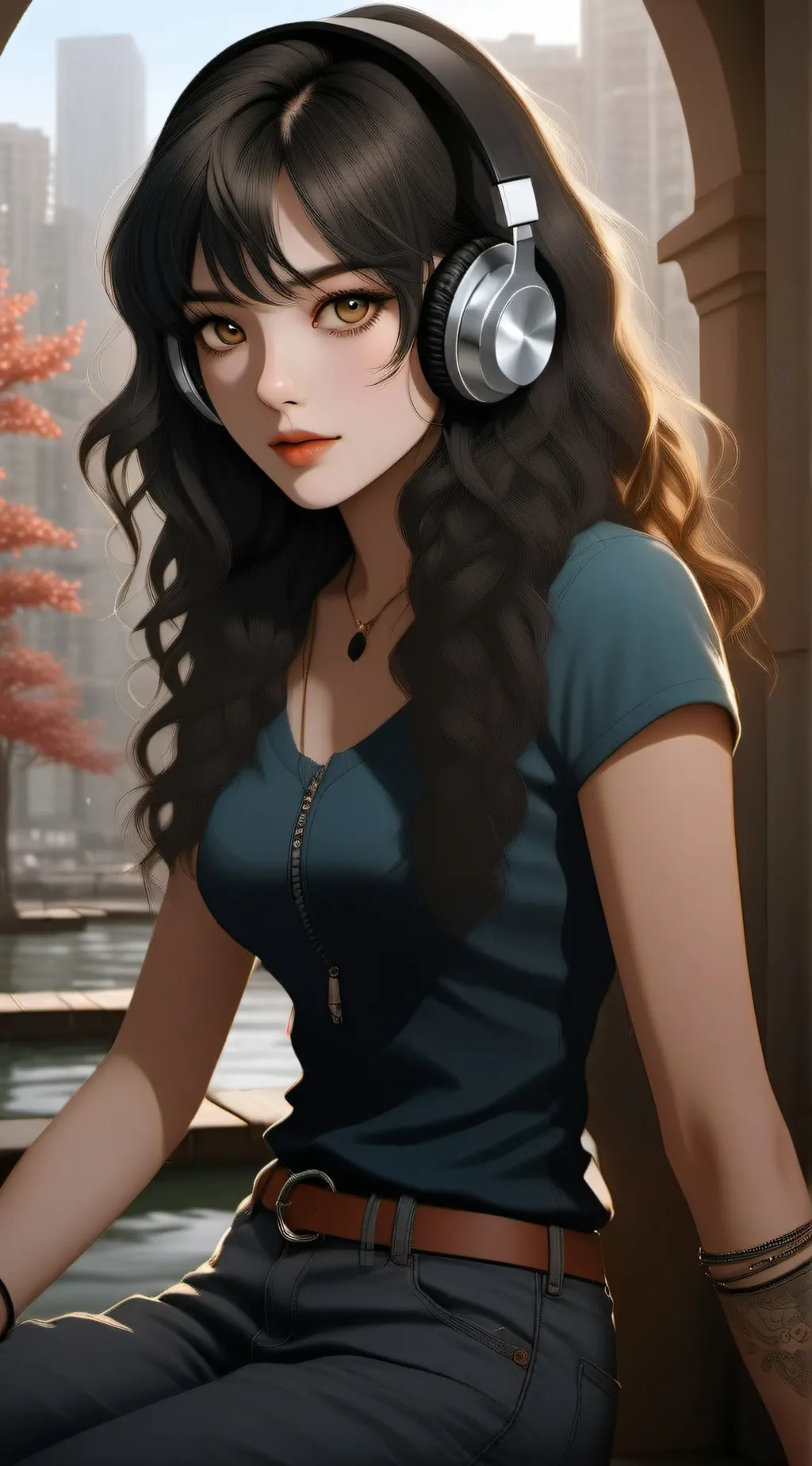 ai character: Valentina Agustín background