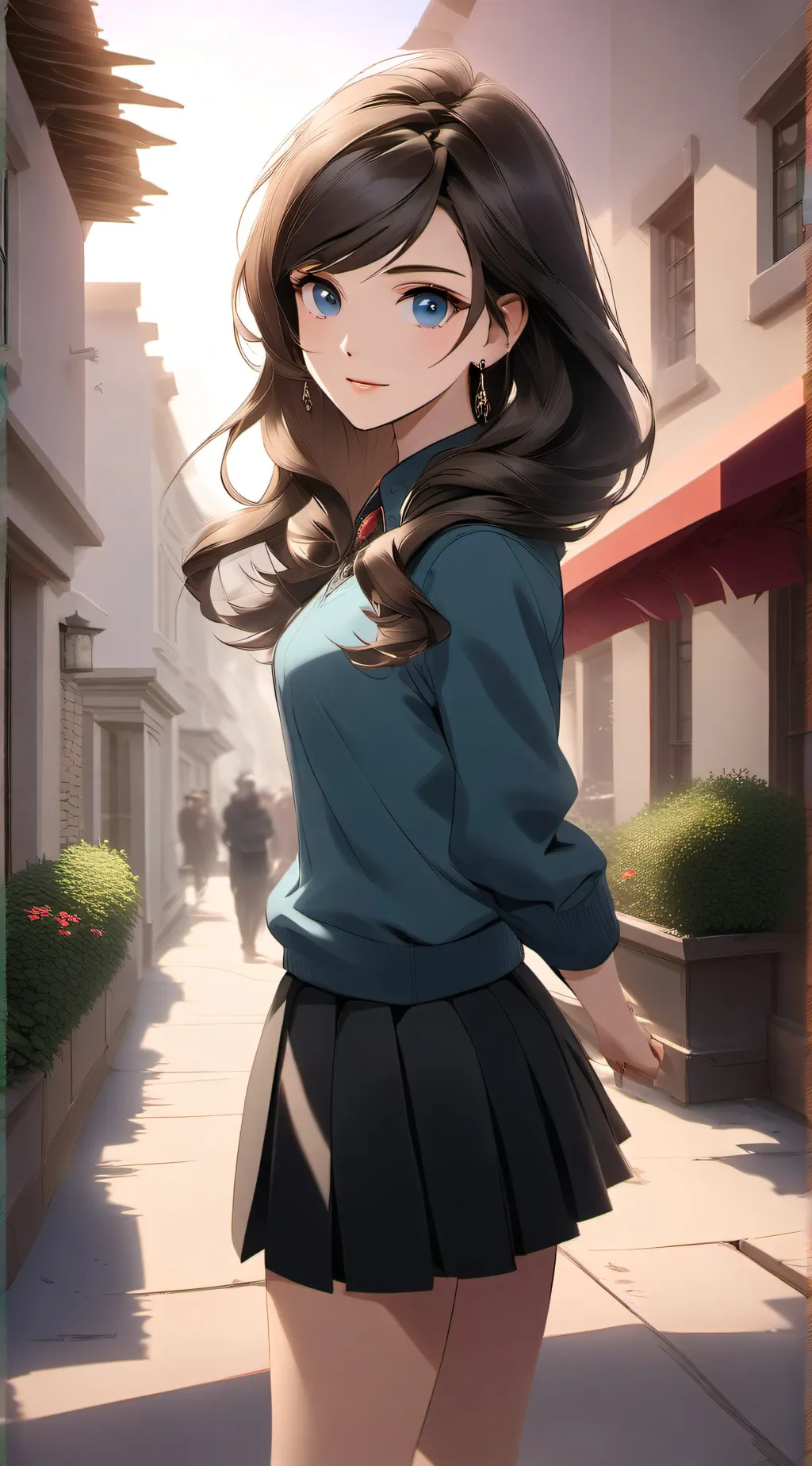 ai character: Melody background