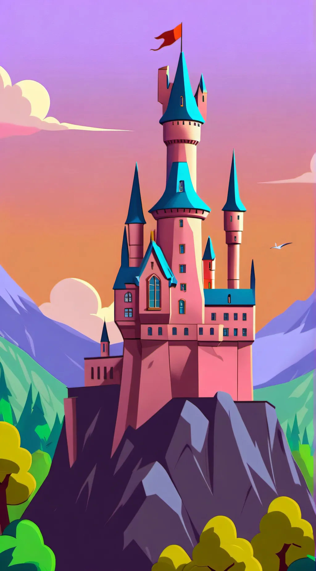 ai character: Hogwarts background