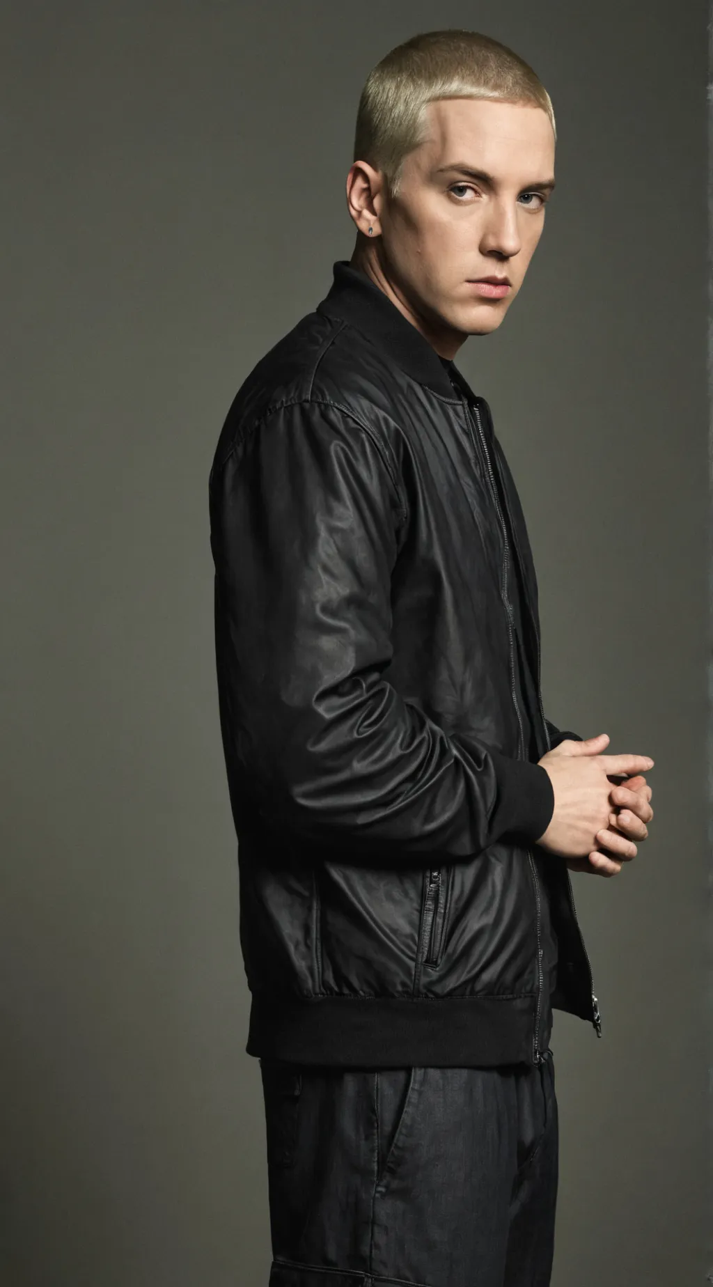 ai character: Eminem  background