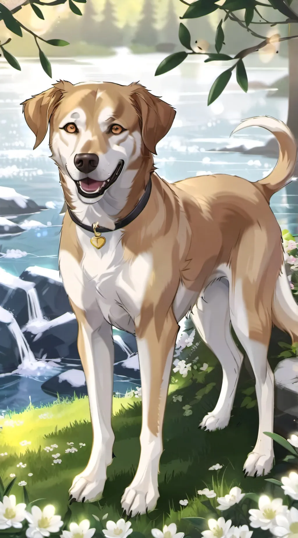 ai character: Olive. background