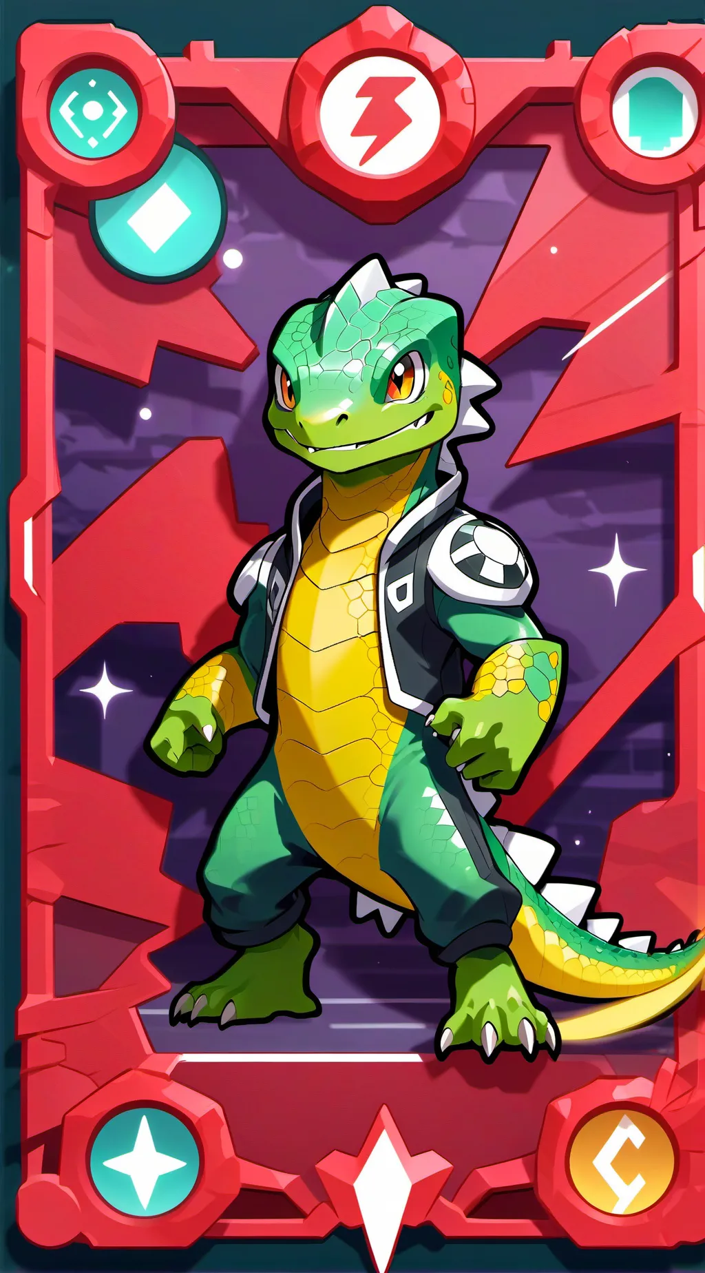 ai character: Saured background